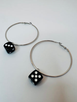 Open image in slideshow, Large Dice Hoops
